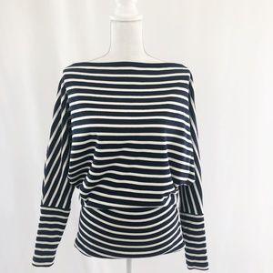 Free People Navy/White Top Size XS